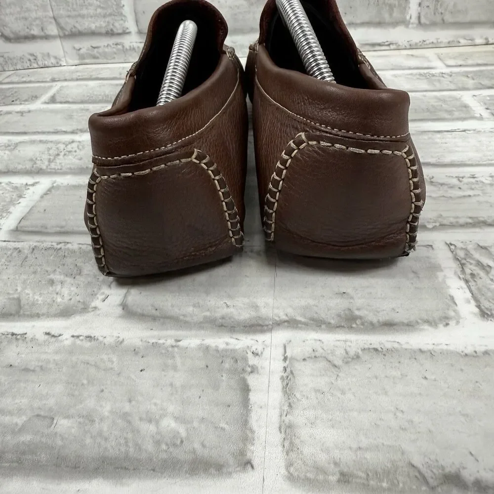 Cole Haan Somerset Venetian Driver Men's Size 12 Brown Leather Slip On Loafers